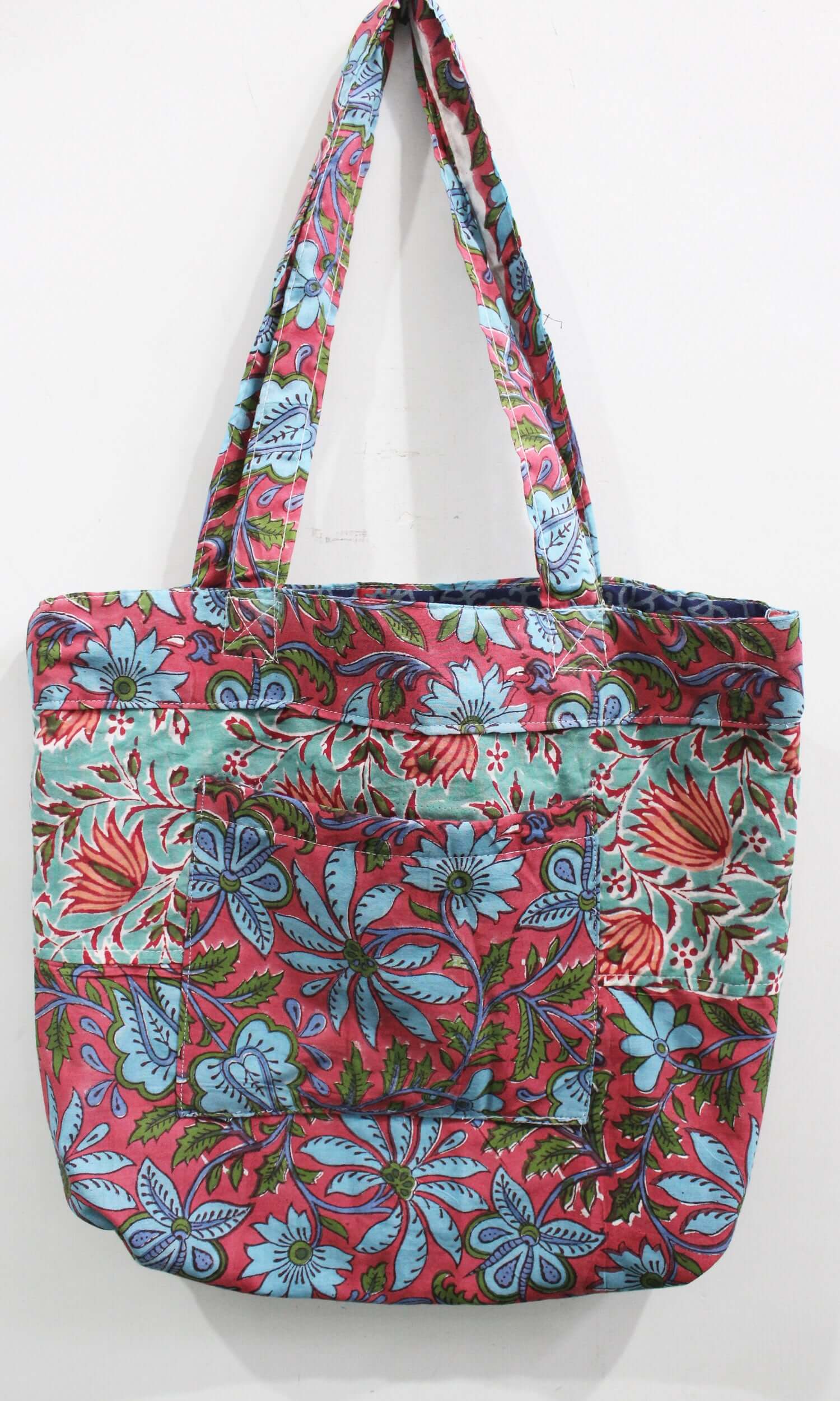 hand block print cotton bags boho fashion women